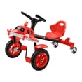 thumbnail image 2 of Drifting Go Kart Ride en juguete Ajustable al aire libre Práctico Classic Electric Go Kart Scooter para niños para niños de más de 6 años niños niños Rojo, 2 of 8