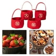 thumbnail image 4 of Juego de cestas de frutas secas de año Nuevo Chino DIY, 4 piezas, decoración de año Nuevo Chino, paquete de Material de cestas rojas para cafetería y 15cmx11cm Macarena Cestas De Frutas Secas De Bricolaje, 4 of 8