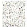 thumbnail image 6 of Floral Chicken Leaves Magnetic Dishwasher Cover Magnet Refrigerator Dishwashers Sticker Kitchen Decorative Art Panel Decal 23"x26", 6 of 6