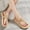 Beige, variant on AXXD Beige Sandals for Women Summer Flat Sandals Rope Open Toe Shoes Woven Sandals