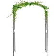 thumbnail image 5 of Miumaeov Wedding Arch Metal Garden Arbor Arch Wedding Decorations Arch Frame Outdoor & Indoor Garden Arch Arbor Black for Climbing Plant Wedding Party (90.55inch), 5 of 9