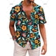 thumbnail image 5 of Camisas hawaianas para hombre, camisa de manga corta con solapa, ropa de estilo mexicano, camisa informal holgada con botones, ropa para hombre, blusas Harajuku, 5 of 5