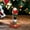Red Cloth Black Hat, variant on balikha Christmas Nutcracker Statue Resin Xmas Sculpture Ideal Gift Nutcracker and Rolling Train Figurine for Balcony Patio Bookshelf Blue Clothing