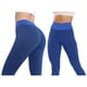 thumbnail image 3 of Leggings Levanta Glúteos para Mujer, Control de Abdomen, Entrenamiento, Yoga, Cintura Alta, de Gimnasio. Azul XL, 3 of 6
