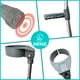 thumbnail image 4 of Par de Muletas Canadienses con 14 Niveles de Ajuste | Soporta hasta 110 Kg |Aluminio Ultraligero | Codera Ergonómica y Puntas Antideslizantes, 4 of 10