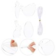 thumbnail image 2 of Weiweiguan 24Pcs Easter Themed Blank Board DIY Painting Pendant Kids Drawing Accessory, 2 of 6