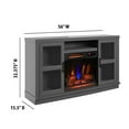 thumbnail image 6 of duraflame® Electric Fireplace Entertainment Console for 60 Inch TVs, Antique Gray, 6 of 20
