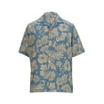 thumbnail image 1 of Edwards Men's Hibiscus 2-Color Camp Shirt - 1036, 1 of 1