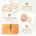 thumbnail image 3 of 18PCS M6 Copper Washers, M6x10x1mm Copper Crush Washer Metric Flat Washers Sealing Washers Assortment Kit Oil Drain Plug Gasket Ring for Automotive Battery Vehicles Screws Bolt, 3 of 6