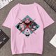 thumbnail image 3 of Camiseta estampada de Manga Anya Forger para mujer, remera de Anime Rosa divertida de la familia Spy X, playera informal Harajuku de Manga corta para mujer, 3 of 5