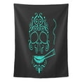 thumbnail image 2 of EREHome Skull Pattern Home Decoration Wall Tapestry 60x51 inches, 2 of 4