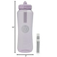 thumbnail image 4 of Mist Squeeze Water Bottle with built-in filter, Leak-Proof and BPA-Free, 32 oz, Lavender, 4 of 8