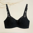 thumbnail image 3 of Bosfbaoi Women's Floral Lace Bra Plus Size Firm Hold Non Wired Non Padded Full Coverage Minimizer, 3 of 3