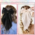 thumbnail image 6 of 6PCS Hair Bows for Women Girls Big Hair Bows Clip Silky Satin Large Hair Ribbons Oversized Long Tail Hair Bows Hair Barrettes Hair Accessories Gifts, 6 of 7