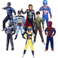 thumbnail image 2 of 4-12Y Niño Niños Wolverines Cosplay Disfraz Superhéroe Hulk Thor Capitán ironman venom Halloween/Carnival Fiesta Vestido De Lujo, 2 of 4