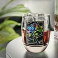 thumbnail image 1 of "Rose Glow" Whiskey Glass, 1 of 6