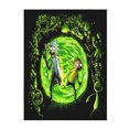 thumbnail image 1 of Manta de felpa suave y cómoda de Rick y Morty, manta de franela cálida y ligera para sofá cama de 50 x 40 pulgadas, 1 of 8