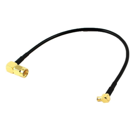 Unique Bargains 7.7  Long SMA Curved Male to MCX Male Connecting Port Extension Cable Cord price history on PriceWatchPro