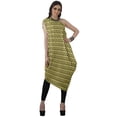 thumbnail image 3 of Moomaya Robe Kurti Sans Manches à une Épaule Imprimée pour Femmes, Vêtement de Créateur Boho pour Fête, 3 of 7