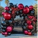 thumbnail image 2 of Kit de arco para globos Captank, negro y rojo, grueso, con doble relleno, 2 of 9