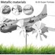 thumbnail image 2 of B29 Garden Plane, Metal Windmill, Garden Decoration, Wind Chime, for Outdoor Garden, Patio, Lawn, Patio, Landscape Decoration, 2 of 5