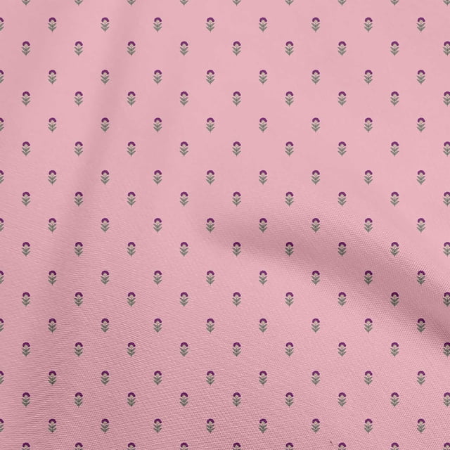oneOone Silk Tabby Pink Fabric Asian Block Craft Projects Decor Fabric Printed By The Yard 42 Inch Wide