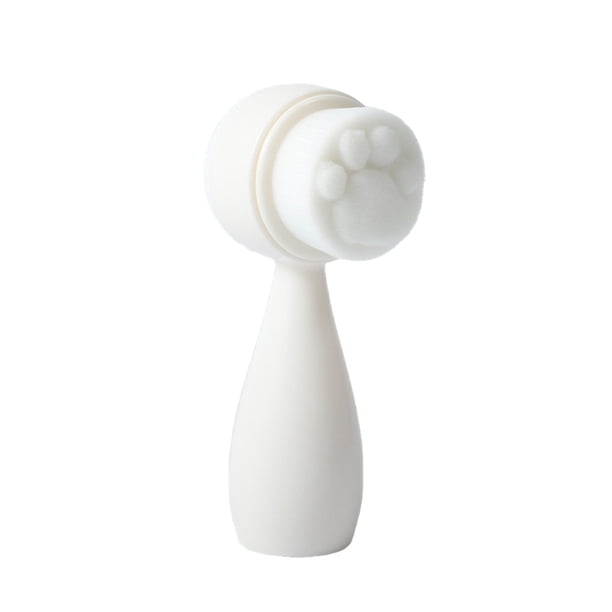 Qarigey Cepillo de limpieza facial con mango Cuidado de la piel Belleza Poros portátiles Suministro exfoliante Regalos Viaje profesional Tratamientos faciales Blanco Tipo 3 Qarigey CE013607-09B