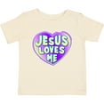 thumbnail image 3 of Inktastic Jesus Loves Me Boys or Girls Baby T-Shirt, 3 of 5