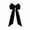 Black, variant on Wine Red Oversized Christmas Bow 59.05 in, Polyester Large Tree Topper Decoration for Door, Wreath, Stair Railing, Mantel and Porch