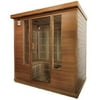 5 Person Sauna Hemlock Carbon Wave 360 Surround FAR Infrared Heat - ProLine-4 - EMF Zero Level