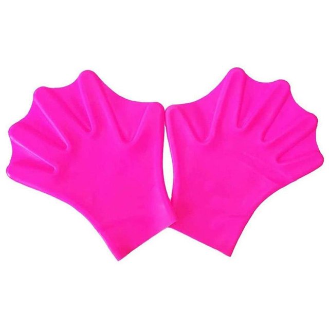 Guantes De Natación De Silicona Para Entrenamiento De Natación Acuática, Guantes De Buceo Para Adultos/Niños 1 Par Yuarrent OD016736-01