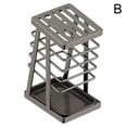 thumbnail image 5 of Pekkaxy Stainless Steel Kitchen Utensil Holder, 8.78 x 6.04 x 4.56 in, Organizes Spoons and Tongs, Keeps Countertops Clutter-Free for Efficient Cooking, 5 of 9