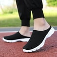 thumbnail image 5 of Hessimy Womens Clipper Mule Classic Slip On Sneakers Shoes Casual (Black,13), 5 of 7