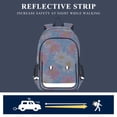 thumbnail image 5 of FORMRS Unisex School Backpack 17" Student Travel Bag with Laptop Compartment, Pink Daisy, 5 of 7