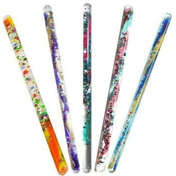 Spiral Mystical Glitter Wand (Assorted Colors) (2Pack)