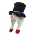 thumbnail image 6 of MIASHUI Black Snowman Costume Hat for Christmas Winter Party, Festive Prop Cap for Performance, Fun Decorative Hat for Kids Black, 6 of 7