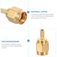 thumbnail image 2 of 10pcs Bulkhead Crimp Connector SMA Straight Male Connector RF Coax Adapter, 2 of 6