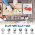 thumbnail image 2 of RENPHO Bluetooth Food Scale with App, Digital Smart Kitchen Scale, Glass, White, 2 of 9