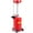 20 Gallon | With Adjustable Height 38-65 | Red, variant on Luku Waste Oil Drain Tank, 20 Gallon Portable Oil Drain Container, Air Operated Drainage Fluid Fuel Transfer Drainage with Adjustable Funnel Height, Waste Oil Change Tank with 360° Wheels & Toolbox