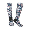 thumbnail image 4 of Haiem Flowers Socks, Funny Novelty Crazy Design Cotton Socks Sports Socks Knee High Socks For Men, Women,1Pairs - Gift For Working Friends, 4 of 9
