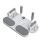 thumbnail image 4 of Tabla de flexiones, tabla de entrenamiento, equipo de fitness multifunción portátil para el hogar con bandas de resistencia, color blanco, 4 of 10