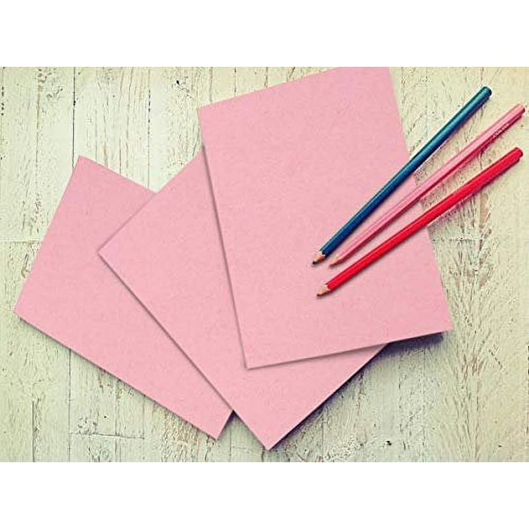 PA Paper Accents Smooth Cardstock 8.5 x 11 Light Pink, 60lb colored  cardstock paper for card making, scrapbooking, printing, quilling and  crafts, 25