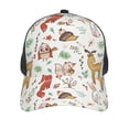 thumbnail image 3 of Lsque Cute Little Animals Printed Trucker Hat - Baseball Cap for Men Women - Breathable Mesh Side, Adjustable Fit - for Casual Wear, 3 of 7