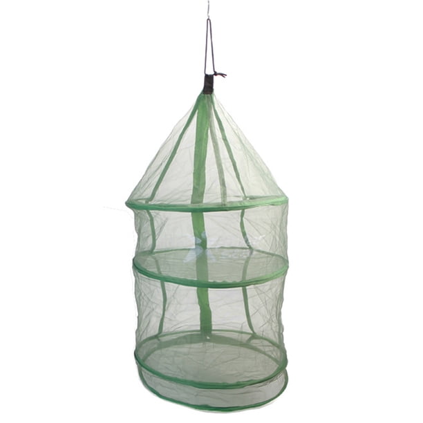 Bsvklp Red Seca para Acampar 3 Capas Transpirable Plegable Multifunción para Verduras Y Frutas