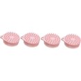 thumbnail image 1 of 4pcs Sensory Tactile Brush Hand Tools Manual Scalp Massagers Body Scrubber Bathing Scrubber Silicone Shower Scrubber Body Bathing Tool Soft Massage Brush Silicone Brush Bath Brush, 1 of 5