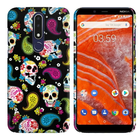 Skull Back Cover - FINCIBO Nokia 3.1 Plus 2019 6