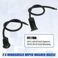 thumbnail image 4 of Front Windshield Wiper Nozzle Kit for 2011 2012 2013 2014 Ford Mustang Explorer, 4 of 9