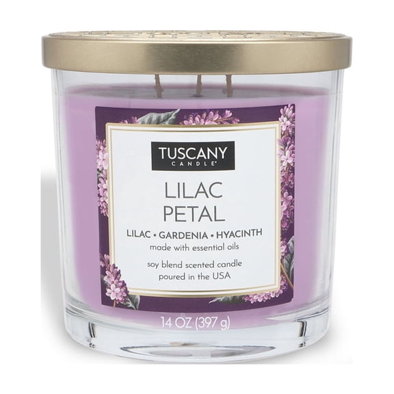 Lilac Petal Long-Lasting Scented Jar Candle (14 oz)