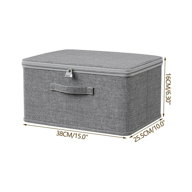 Thickened Large Capacity Quilt Storage Bag Household Wardrobe Clothing Storage Box And Moving Packaging Bag Self-contained Organiser With Combination Lock