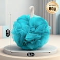 thumbnail image 2 of Shower Loofah Bath Sponge 60g/Piece, Exfoliating Bath Sponge Body Scrubber - Bath Pouf Balls Set of 4 Flower Color, 2 of 6